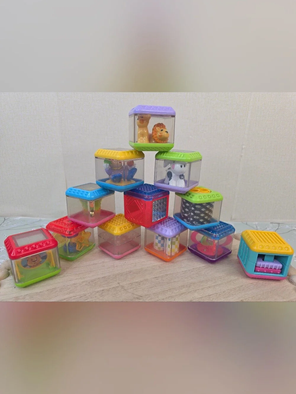 Fisher Price Vintage Peek A Boo Blocks